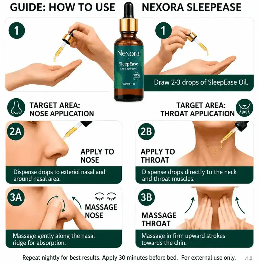 SleepEase - Anti Snoring Massage Oil